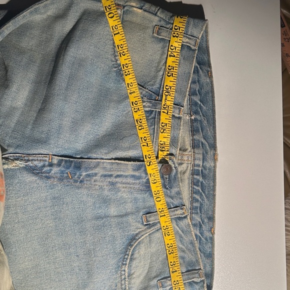 Levi's Light Blue Wide-Leg Frayed Hem Jeans - Women's - Picture 7 of 8